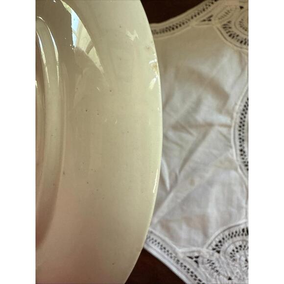 Antique Wedgwood Ferrara Demitasse Teacup &  Saucer Blue Ships Floral England - Picture 13 of 15